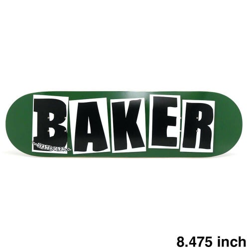 BAKER DECK ベイカー デッキ TEAM BRAND LOGO GREEN/BLACK 8.475（DSM） スケートボード スケボー 1
