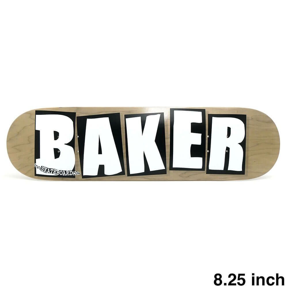 BAKER DECK ベイカー デッキ TEAM BRAND LOGO BROWN B2 8.25（DSM） スケートボード スケボー 1