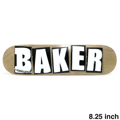 BAKER DECK ベイカー デッキ TEAM BRAND LOGO BROWN B2 8.25（DSM） スケートボード スケボー 1