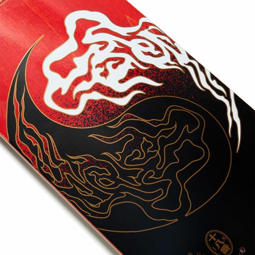 EVISEN DECK エビセン デッキ TEAM YIN-YANG FIRE 8.5 スケートボード スケボー 4