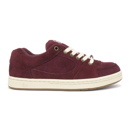 ES SHOES エス シューズ スニーカー アクセル ACCEL BURGUNDY/TAN スケートボード スケボー 4