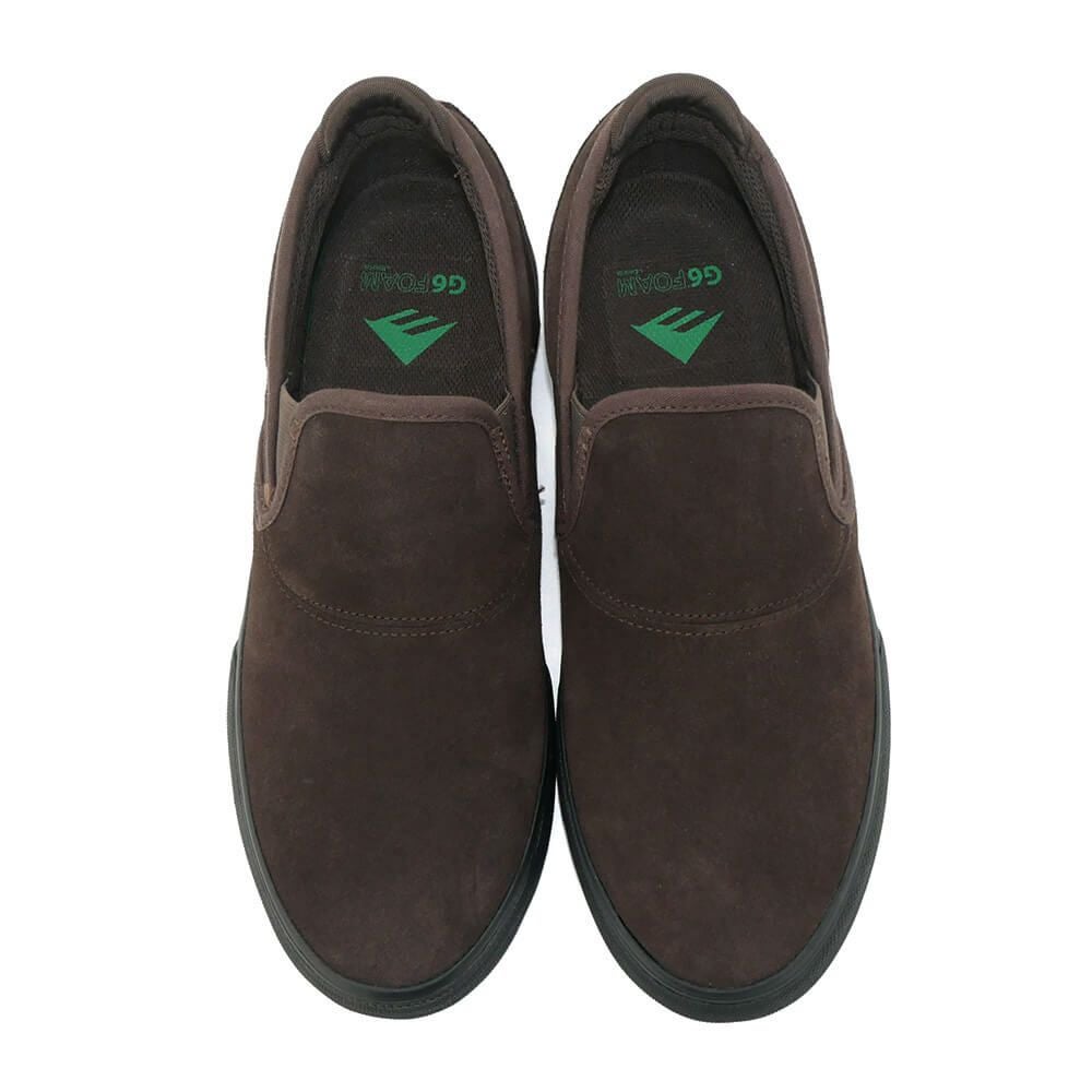 EMERICA SHOES エメリカ シューズ スニーカー WINO G6 SLIP ON BROWN/BLACK スケートボード スケボー 2