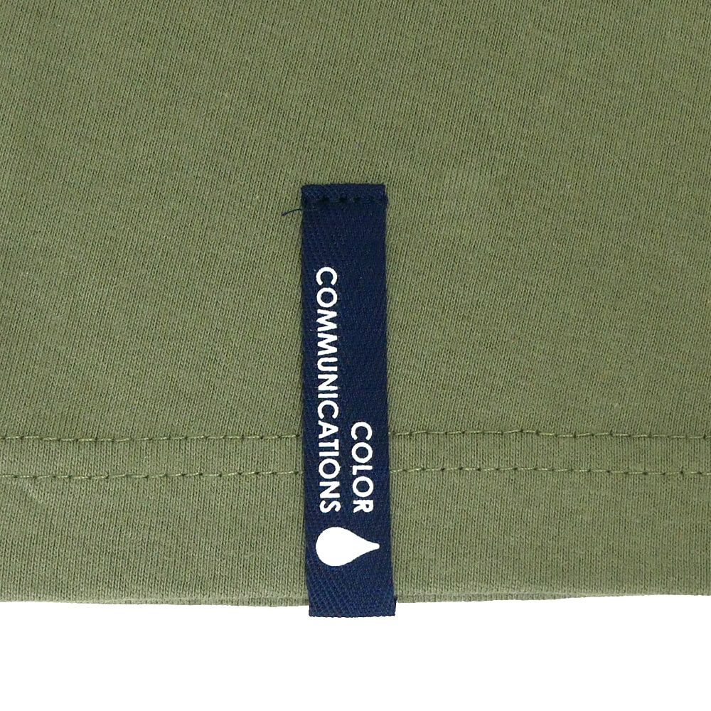 COLOR COMMUNICATIONS LONG SLEEVE カラーコミュニケーションズ ロングスリーブTシャツ 3C DIAMONDS LIGHT OLIVE スケートボード スケボー 5