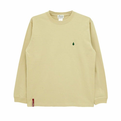 COLOR COMMUNICATIONS LONG SLEEVE カラーコミュニケーションズ ロングスリーブTシャツ 3C DIAMONDS SAND BEIGE スケートボード スケボー 1