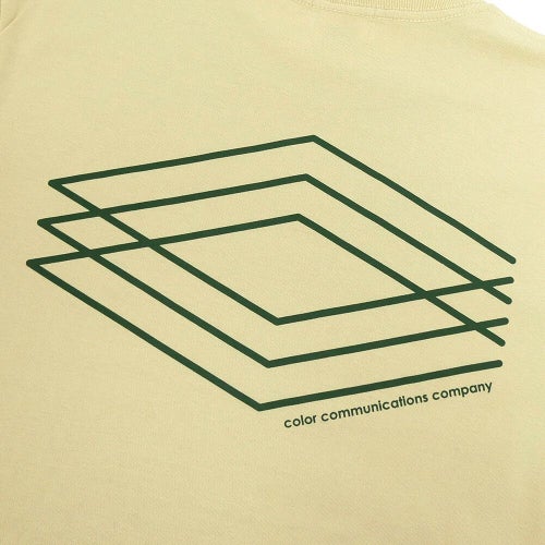 COLOR COMMUNICATIONS LONG SLEEVE カラーコミュニケーションズ ロングスリーブTシャツ 3C DIAMONDS SAND BEIGE スケートボード スケボー 4