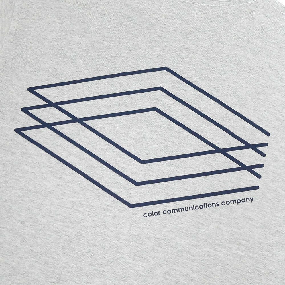 COLOR COMMUNICATIONS LONG SLEEVE カラーコミュニケーションズ ロングスリーブTシャツ 3C DIAMONDS ASH スケートボード スケボー 4