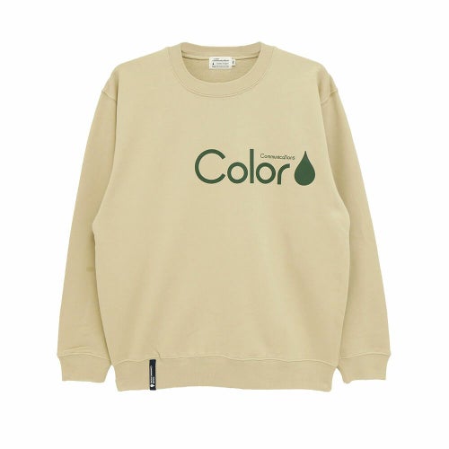 COLOR COMMUNICATIONS CREW SWEAT カラーコミュニケーションズ トレーナー RE-PAINT CO. 2021 SAND BEIGE スケートボード スケボー 