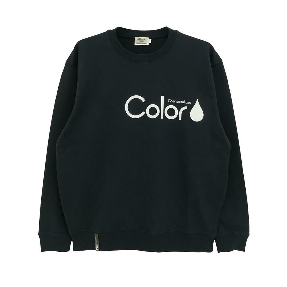 COLOR COMMUNICATIONS CREW SWEAT カラーコミュニケーションズ トレーナー RE-PAINT CO. 2021 NAVY スケートボード スケボー 