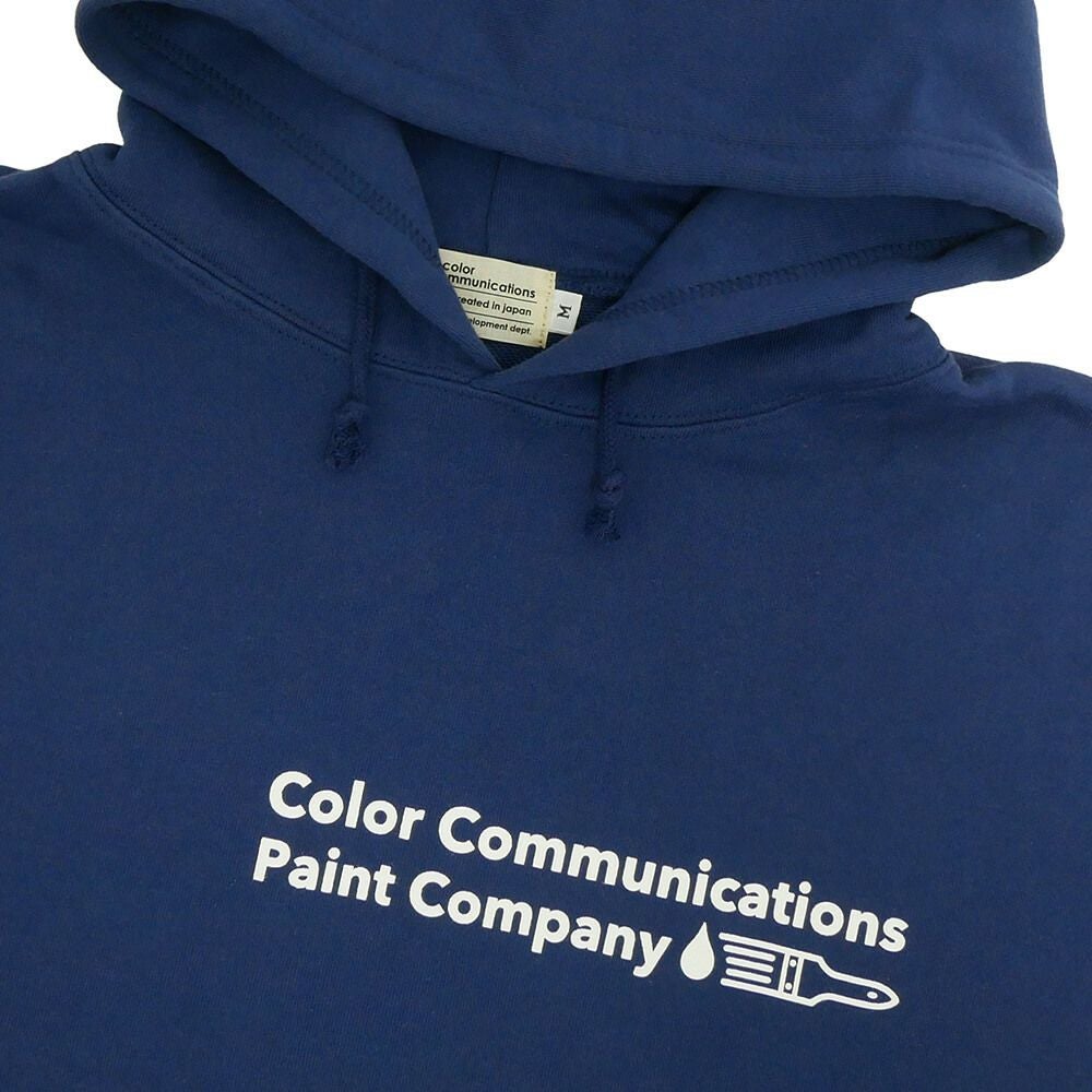 COLOR COMMUNICATIONS HOOD カラーコミュニケーションズ パーカー RE-PAINT COMPANY 2 2024 INDIGO スケートボード スケボー 1