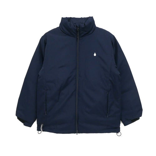 COLOR COMMUNICATIONS JACKET カラーコミュニケーションズ ジャケット DRIP EMB STAND COLLAR NAVY スケートボード スケボー 
