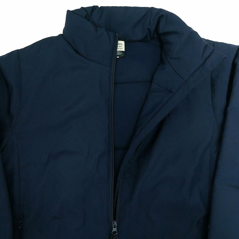 COLOR COMMUNICATIONS JACKET カラーコミュニケーションズ ジャケット DRIP EMB STAND COLLAR NAVY スケートボード スケボー 3
