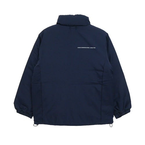 COLOR COMMUNICATIONS JACKET カラーコミュニケーションズ ジャケット DRIP EMB STAND COLLAR NAVY スケートボード スケボー 9