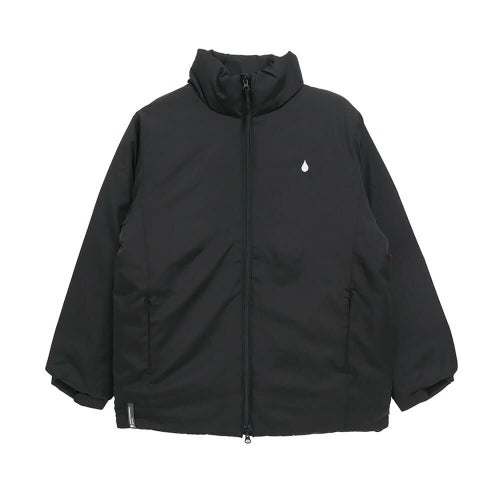 COLOR COMMUNICATIONS JACKET カラーコミュニケーションズ ジャケット DRIP EMB STAND COLLAR BLACK スケートボード スケボー 