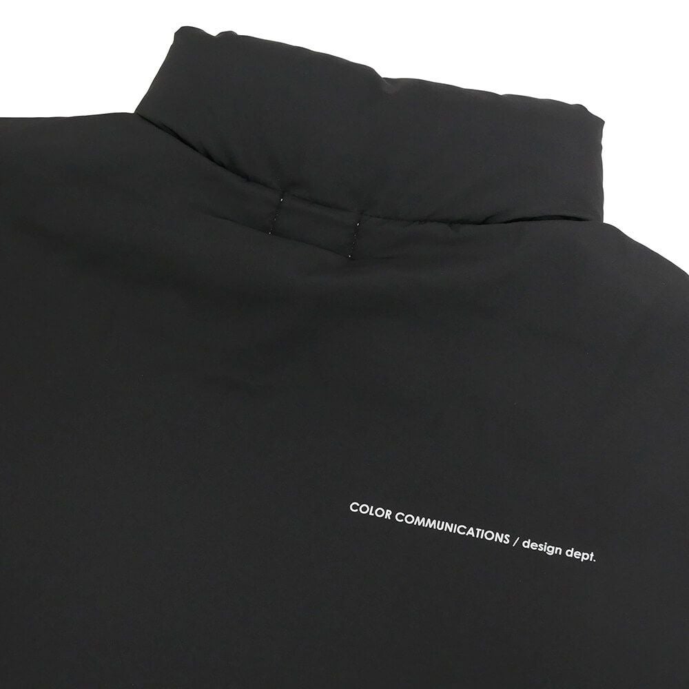 COLOR COMMUNICATIONS JACKET カラーコミュニケーションズ ジャケット DRIP EMB STAND COLLAR BLACK スケートボード スケボー 8