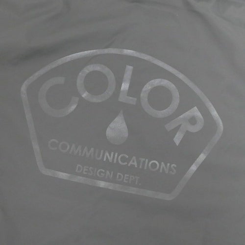 COLOR COMMUNICATIONS JACKET カラーコミュニケーションズ ジャケット DESIGN DEPT PATCH COACH CHARCOAL スケートボード スケボー 4