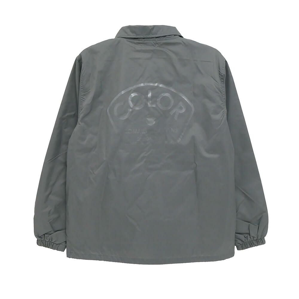 COLOR COMMUNICATIONS JACKET カラーコミュニケーションズ ジャケット DESIGN DEPT PATCH COACH CHARCOAL スケートボード スケボー 5