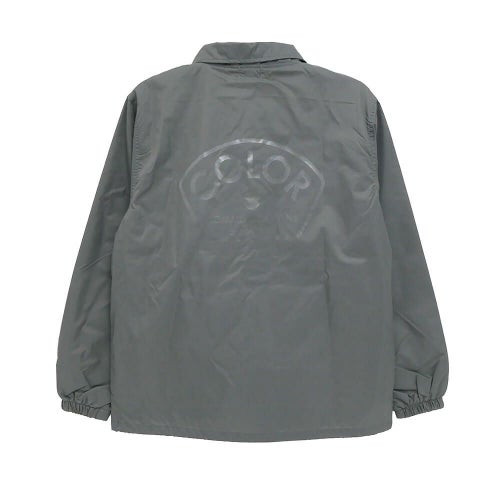 COLOR COMMUNICATIONS JACKET カラーコミュニケーションズ ジャケット DESIGN DEPT PATCH COACH CHARCOAL スケートボード スケボー 5