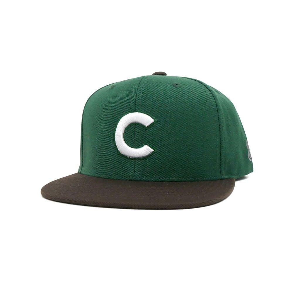 COLOR COMMUNICATIONS CAP カラーコミュニケーションズ キャップ BBC 2 TONE SNAPBACK GREEN/BROWN スケートボード スケボー 