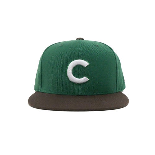 COLOR COMMUNICATIONS CAP カラーコミュニケーションズ キャップ BBC 2 TONE SNAPBACK GREEN/BROWN スケートボード スケボー 1