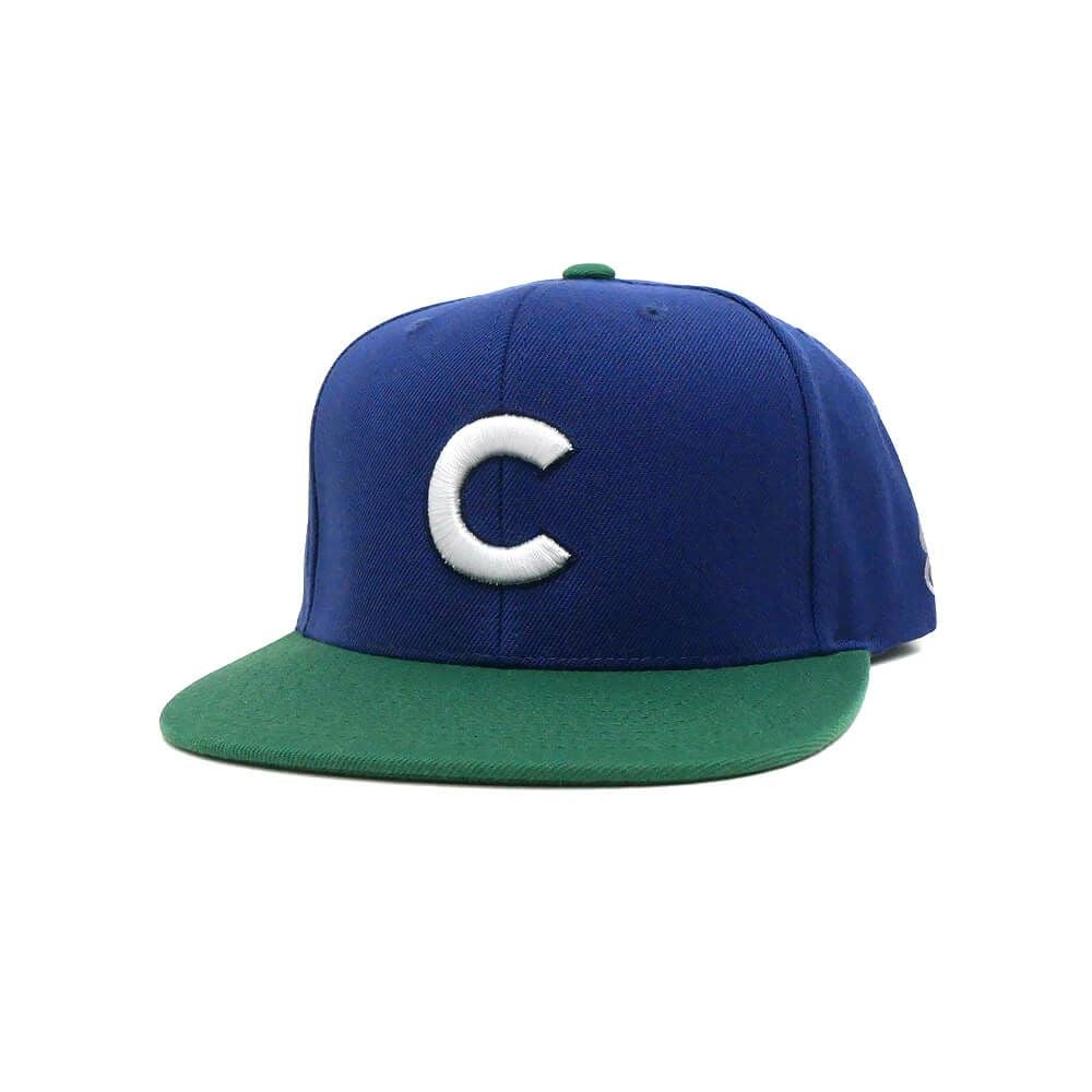 COLOR COMMUNICATIONS CAP カラーコミュニケーションズ キャップ BBC 2 TONE SNAPBACK NAVY/GREEN スケートボード スケボー 