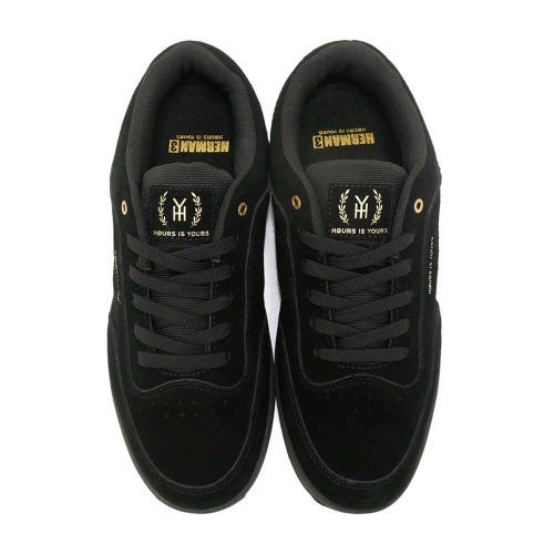 HOURS IS YOURS SHOES アワーズイズユアーズ シューズ スニーカー HERMAN 3 BLACKOUT スケートボード スケボー 2