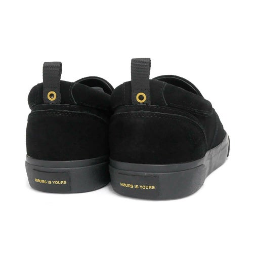 HOURS IS YOURS SHOES アワーズイズユアーズ シューズ スニーカー COHIBA SL30 SUEDE BLACK スケートボード スケボー　3