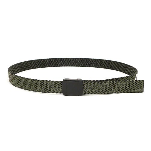 COLOR COMMUNICATIONS BELT カラーコミュニケーションズ ベルト T-LOCK PATTERN WAWA WEAVE OLIVE スケートボード スケボー　2