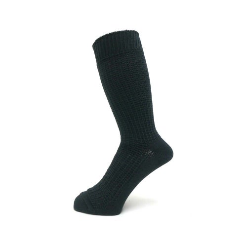 TIGHTBOOTH（TBPR）SOCKS タイトブース ソックス 靴下 WAFFLE BLACK スケートボード スケボー 1