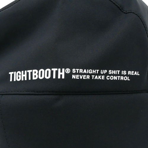 TIGHTBOOTH（TBPR）CAP タイトブース キャップ 3 LAYER FLAP CAMP BLACK スケートボード スケボー 8