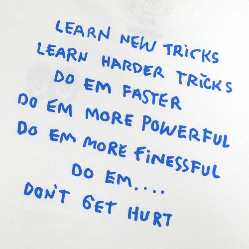 KROOKED T-SHIRT クルキッド Tシャツ NEW TRICKS WHITE スケートボード スケボー 3