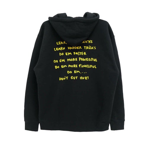 KROOKED HOOD クルキッド パーカー NEW TRICKS ZIP UP BLACK スケートボード スケボー 