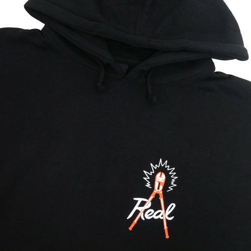 REAL HOOD リアル パーカー SPOT CONSERVATORS BLACK スケートボード スケボー 2