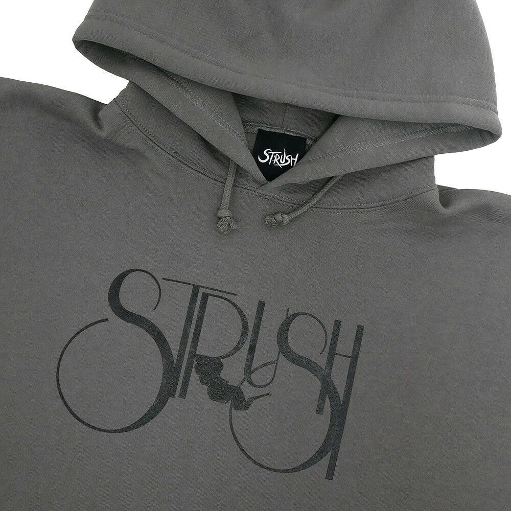 STRUSH HOOD ストラッシュ パーカー SMOKE LOGO CEMENT スケートボード スケボー 1