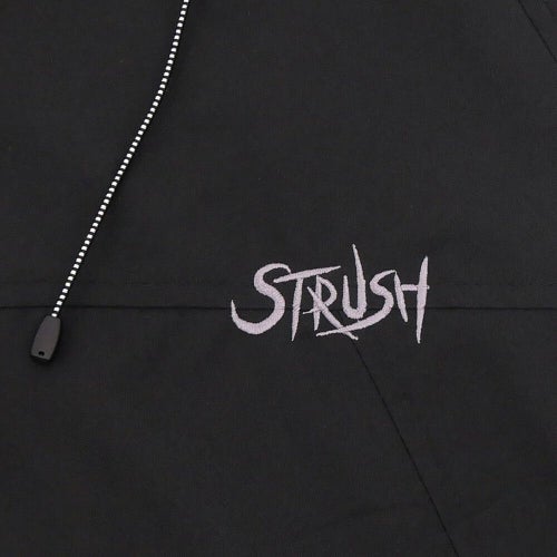 STRUSH JACKET ストラッシュ ジャケット SCRIPT SHELL BLACK スケートボード スケボー 2