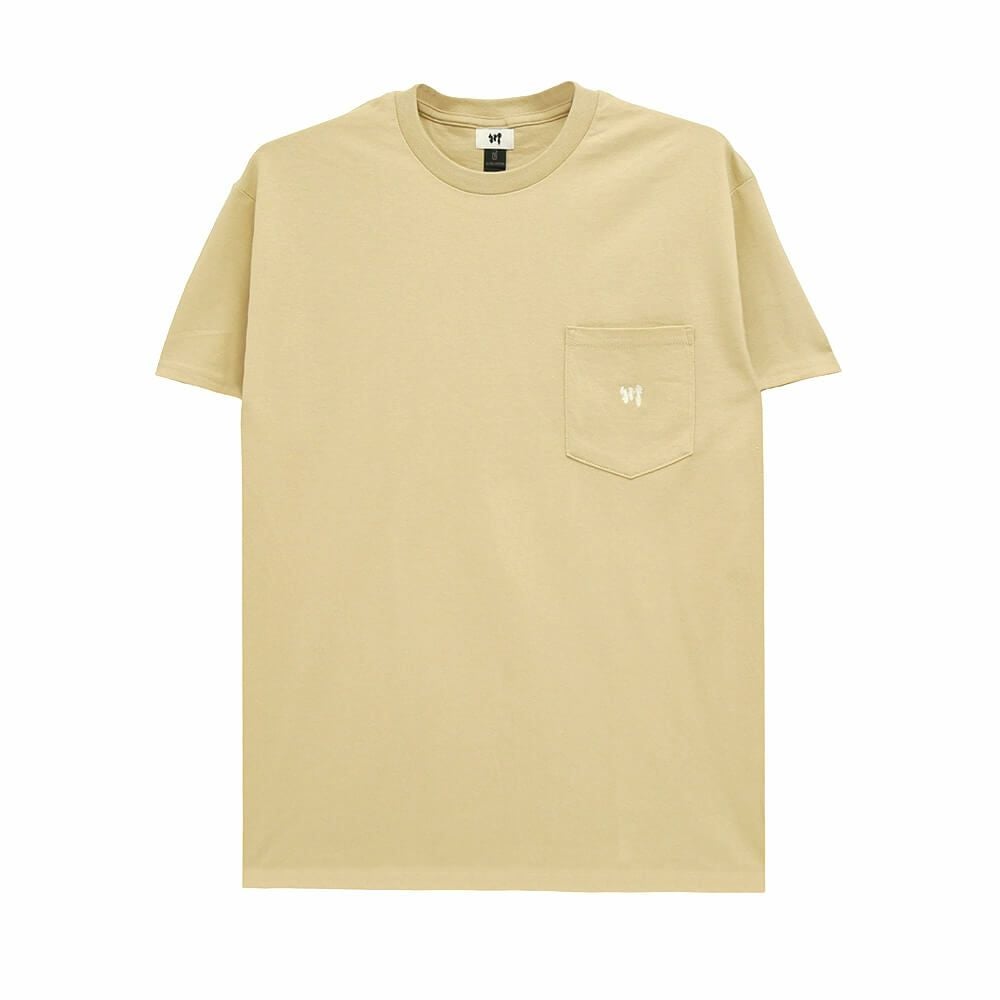 決算セール！） KAWA T-SHIRT 川 Tシャツ 川 LOGO 1POINT POCKET SAND