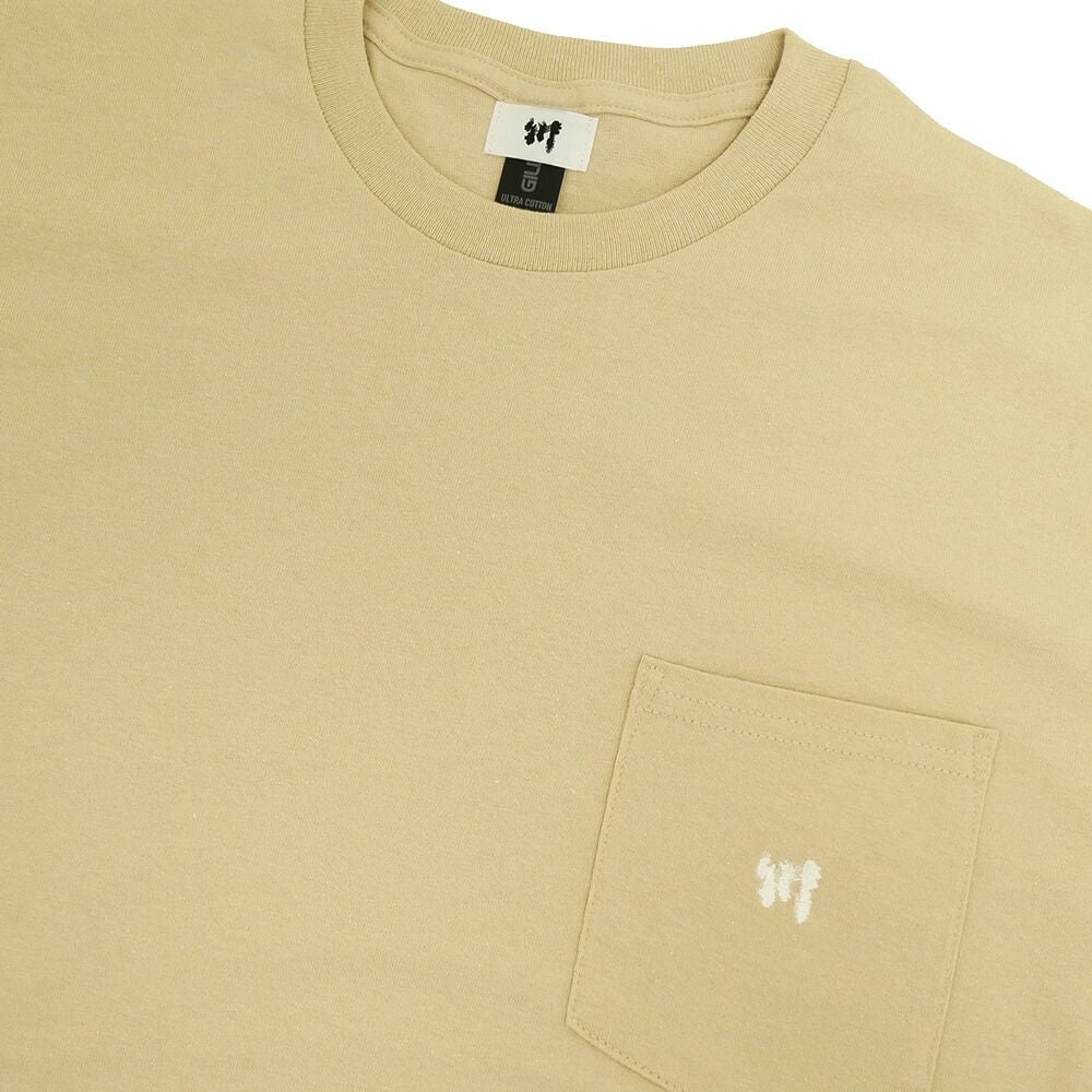 決算セール！） KAWA T-SHIRT 川 Tシャツ 川 LOGO 1POINT POCKET SAND