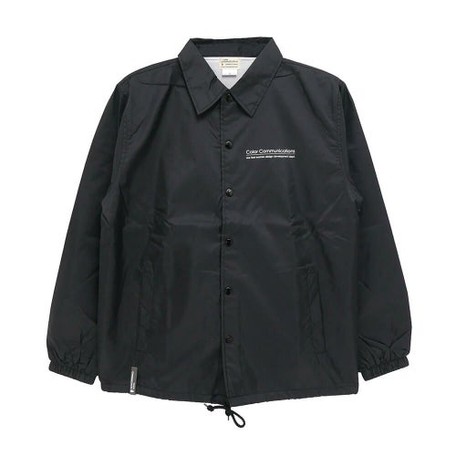 COLOR COMMUNICATIONS JACKET カラーコミュニケーションズ ジャケット RE-LETTER 2012 COACH BLACK スケートボード スケボー 1