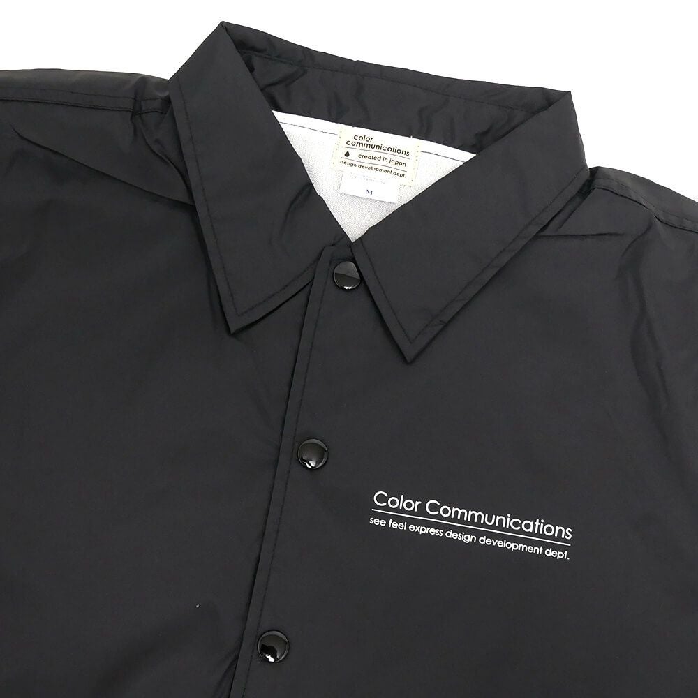 COLOR COMMUNICATIONS JACKET カラーコミュニケーションズ ジャケット RE-LETTER 2012 COACH BLACK スケートボード スケボー 2