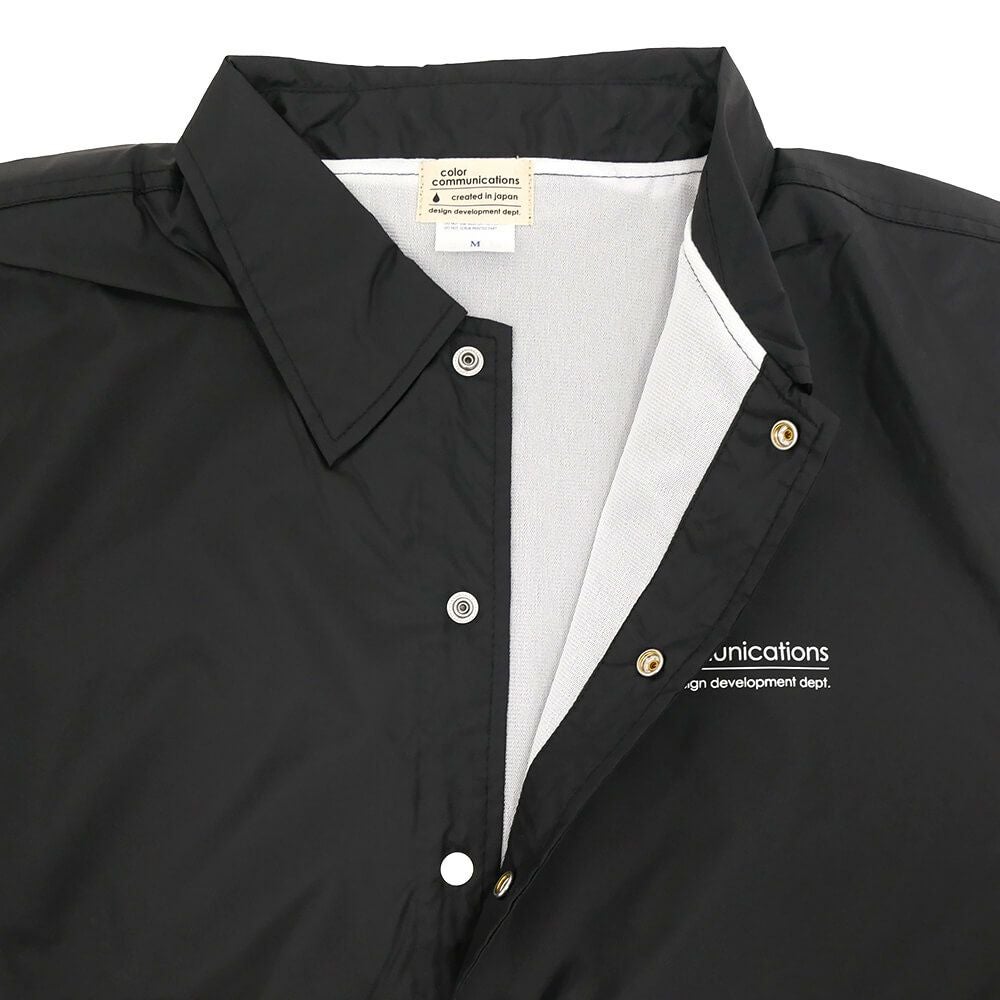 COLOR COMMUNICATIONS JACKET カラーコミュニケーションズ ジャケット RE-LETTER 2012 COACH BLACK スケートボード スケボー 3