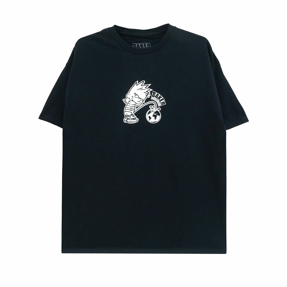 BAKER T-SHIRT ベイカー Tシャツ WHIZZ KID BLACK スケートボード スケボー 