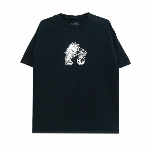 BAKER T-SHIRT ベイカー Tシャツ WHIZZ KID BLACK スケートボード スケボー 