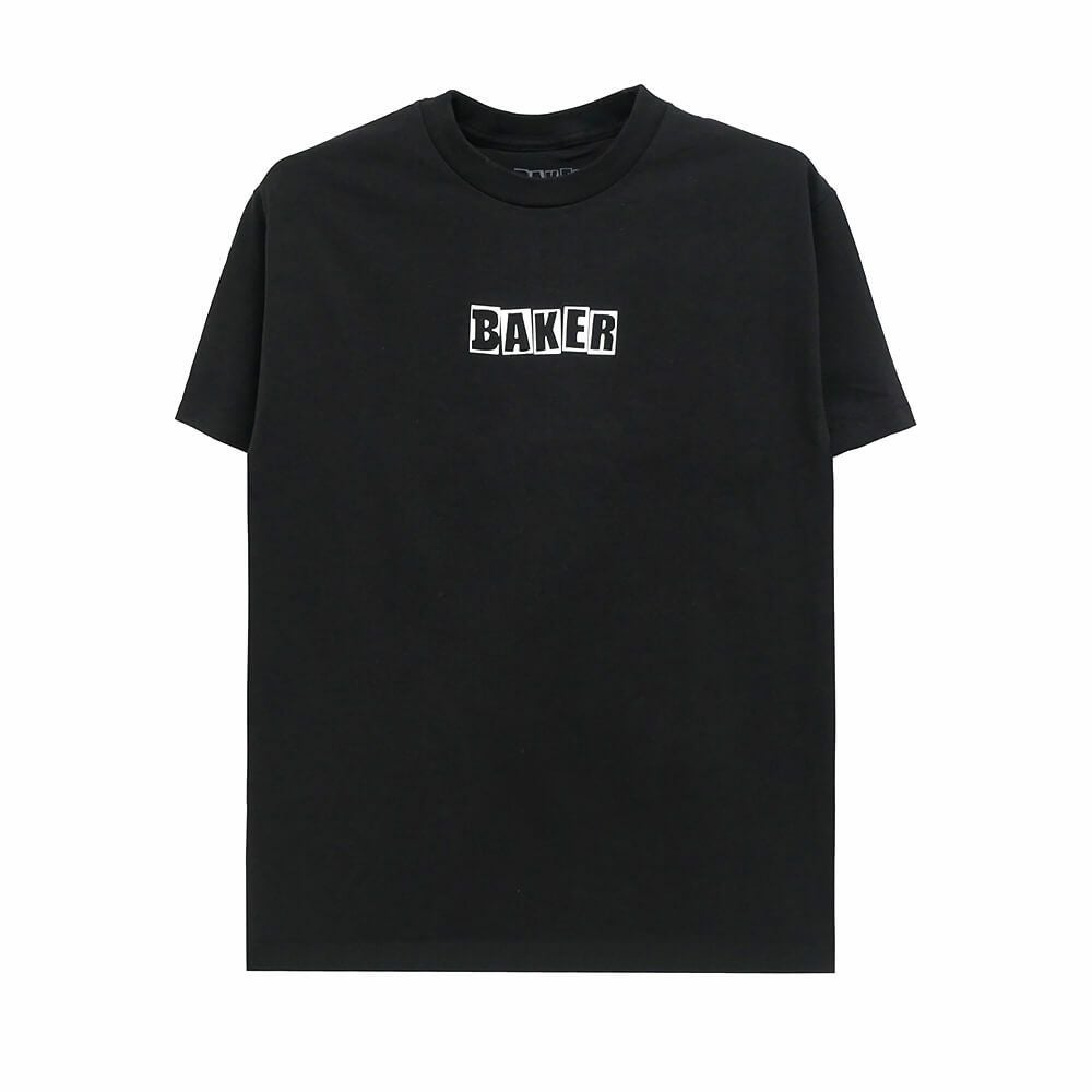 BAKER T-SHIRT ベイカー Tシャツ BRAND LOGO BLACK スケートボード スケボー 