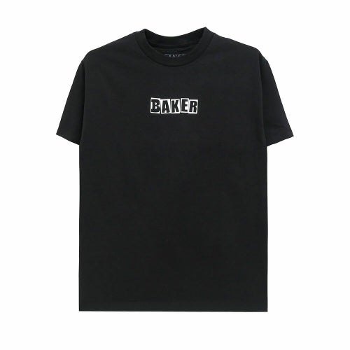 BAKER T-SHIRT ベイカー Tシャツ BRAND LOGO BLACK スケートボード スケボー 