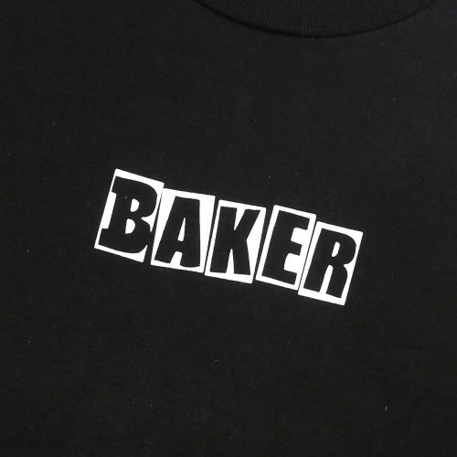 BAKER T-SHIRT ベイカー Tシャツ BRAND LOGO BLACK スケートボード スケボー 1