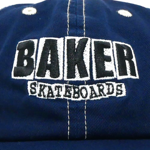 BAKER CAP ベイカー キャップ CLASSIC LOGO DAD SNAPBACK NAVY スケートボード スケボー 4