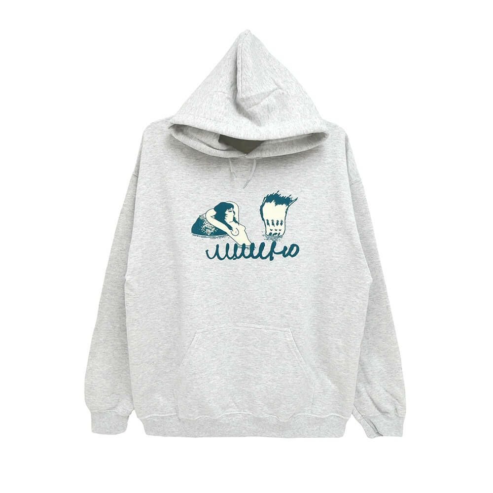 MAN WHO HOOD マンフー パーカー 混浴 ASH スケートボード スケボー 