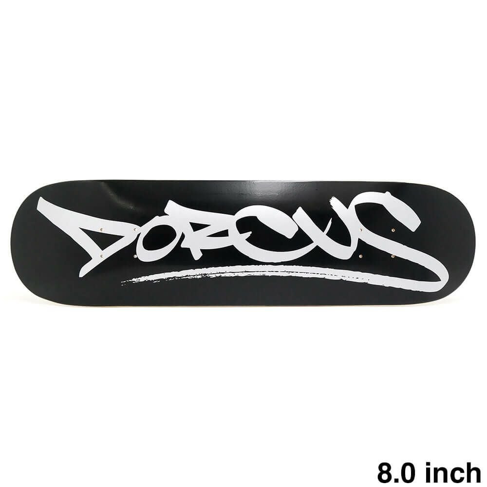 DORCUS DECK ドーカス デッキ TEAM OCULAR TAG BLACK/SILVER 8.0 スケートボード スケボー 1