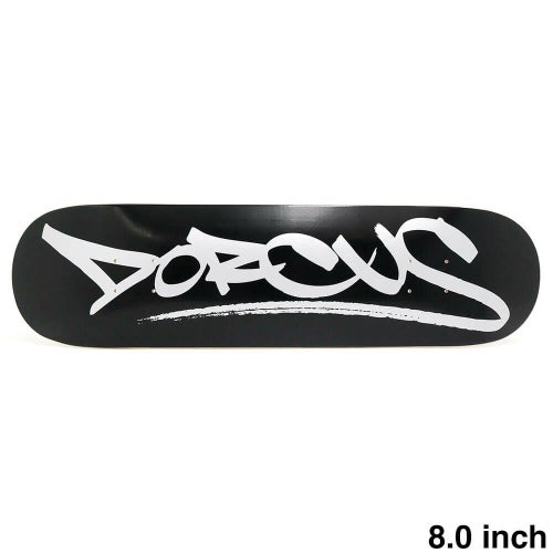 DORCUS DECK ドーカス デッキ TEAM OCULAR TAG BLACK/SILVER 8.0 スケートボード スケボー 1