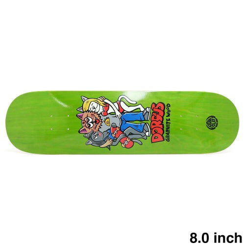 DORCUS DECK ドーカス デッキ TEAM ZETT WITH GALS 8.0 スケートボード スケボー 1