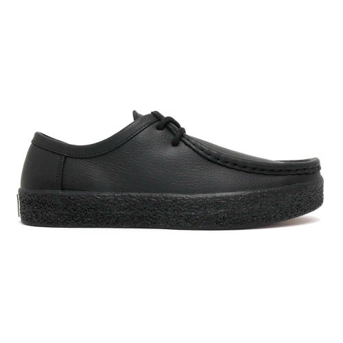 LAST RESORT AB SHOES ラストリゾートエービー シューズ スニーカー VM006 MOC LEATHER LO BLACK/BLACK スケートボード スケボー 5